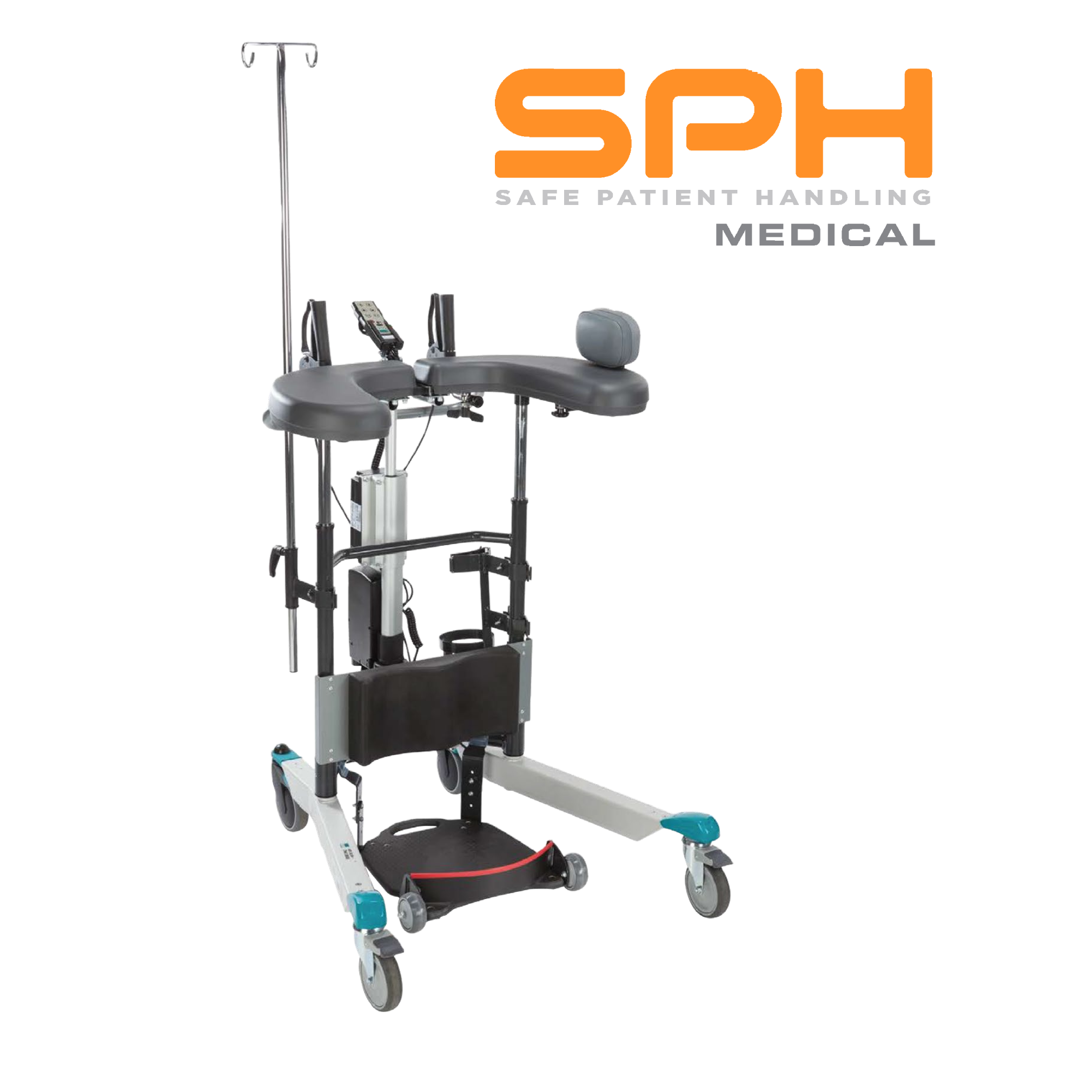 The XL Walker by SPH Medical carries all the necessary equipment a complex patient in the ICU requires