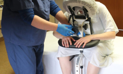 Epidural Positioning Chair improves safety