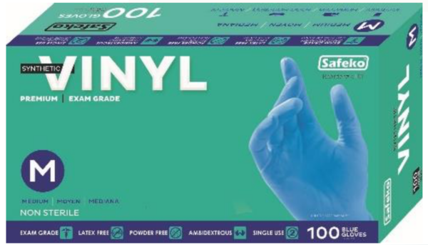 Safeko Chemo Tested Vinyl Nitrile Blend Exam Glove FDA 510K approved