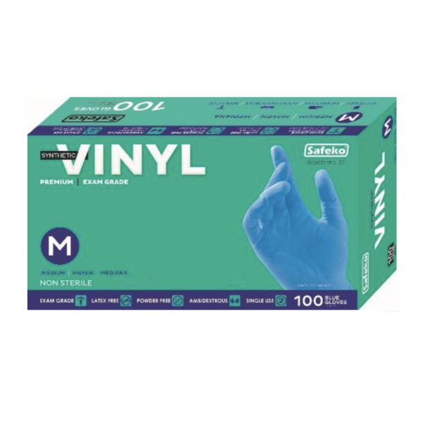 Safeko Vinyl Nitrile Blend Examination Gloves - Chemo Tested  FDA 510K