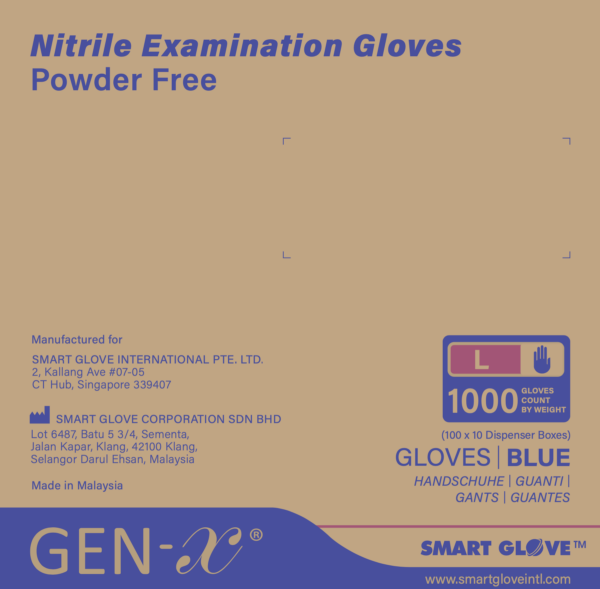 New Case Image for Gen-X Chemo Tested Nitrile Exam Gloves