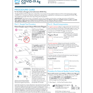 Covid-19 Test BinaxNOW by Abbott