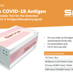 Point of Care Covid Test Sienna Antigen