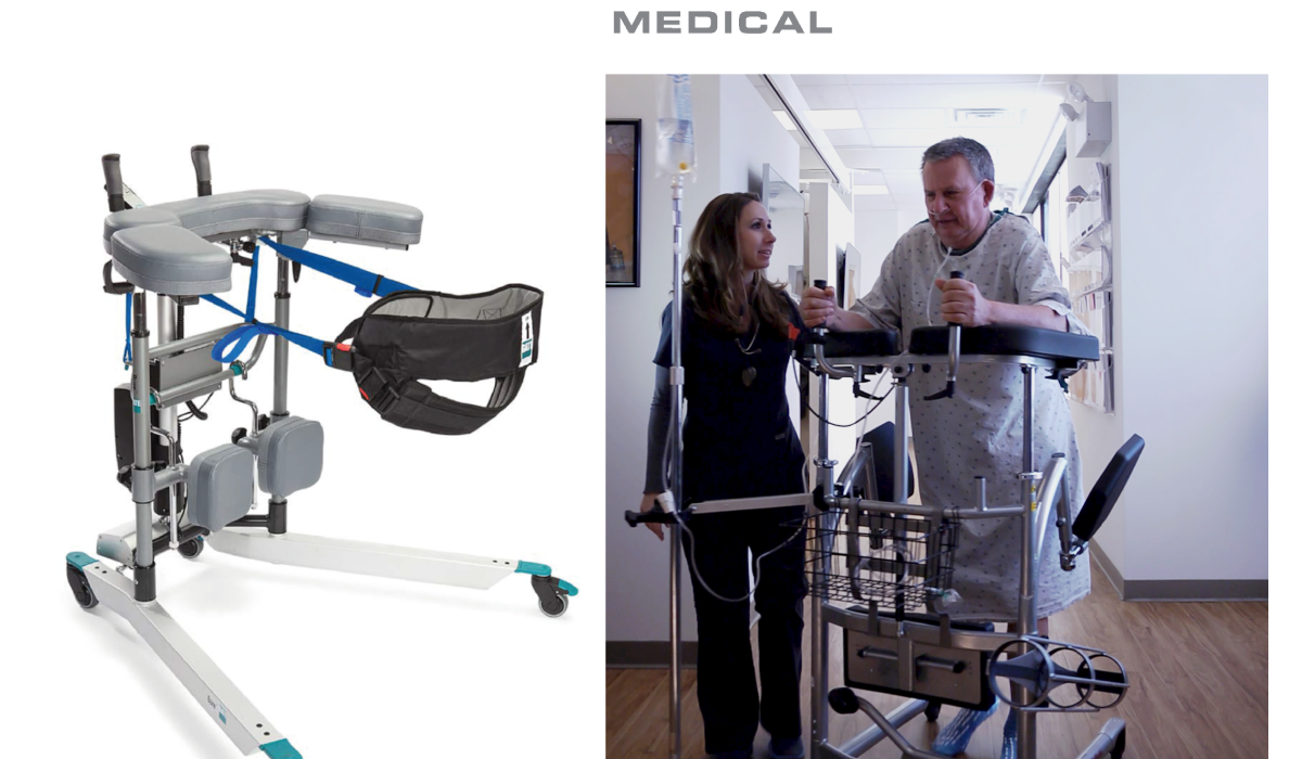 Early Patient Mobility improves patient outcomes using platform walkers from SPH Medical