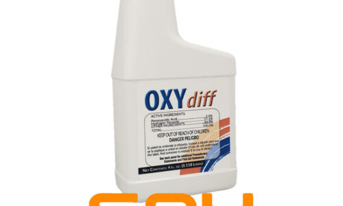 Oxydiff kills C. diff spores in 2 minutes and does not contain bleach or amonia.