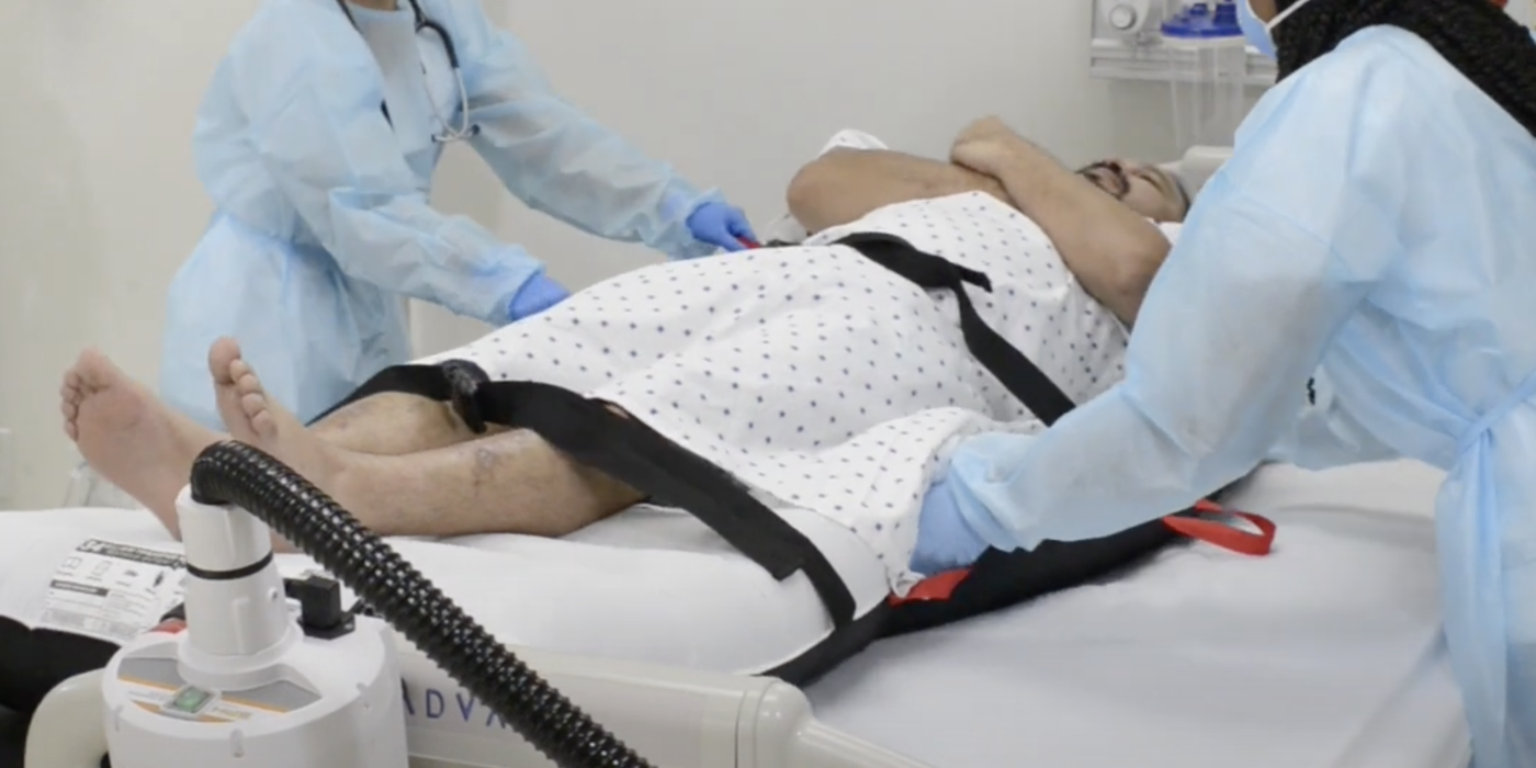 Air Transfer and Positioning System with Single Patient Use Air Transfer Mat by SPH Medical