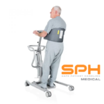 MiniLift160 and MiniLift200 are powered sit to stand lifts that define patient safety