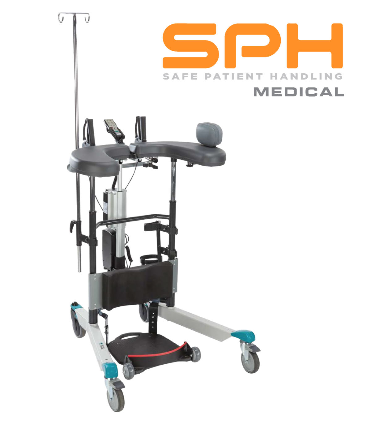 The new XL Platform Walker by SPH Medical supports up to 529 lbs and has an IV Pole and Oxygen tank holder