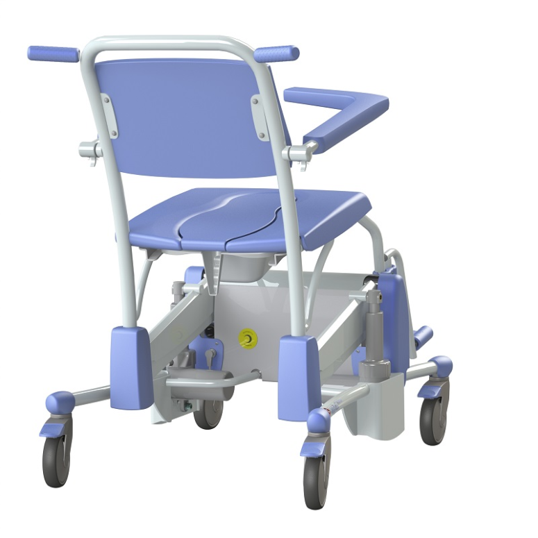 Elexo Shower Toilet Chair view from the back