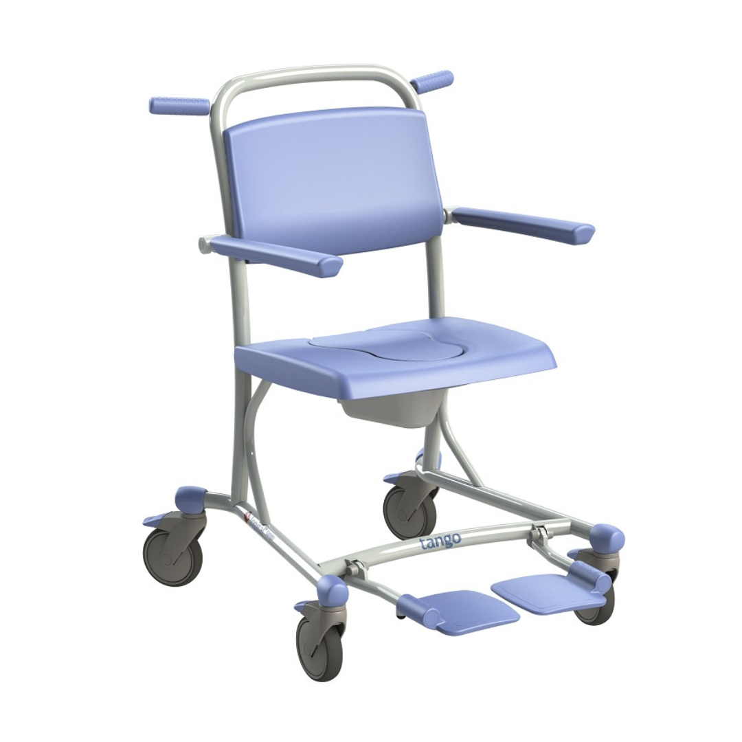 Tango Shower Toilet Chair ready for action