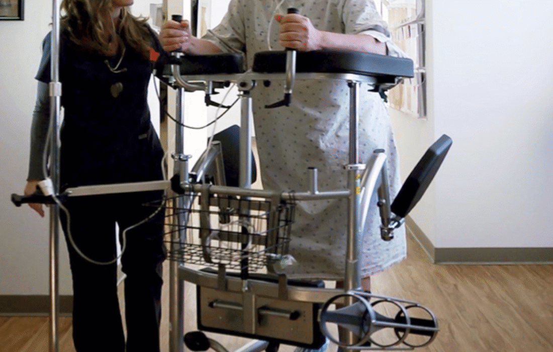 ICU Early Patient Mobility using SPH Medical RoWalker