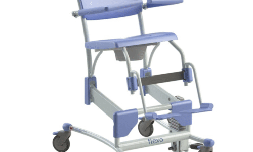 Flexo adjustable shower commode chair