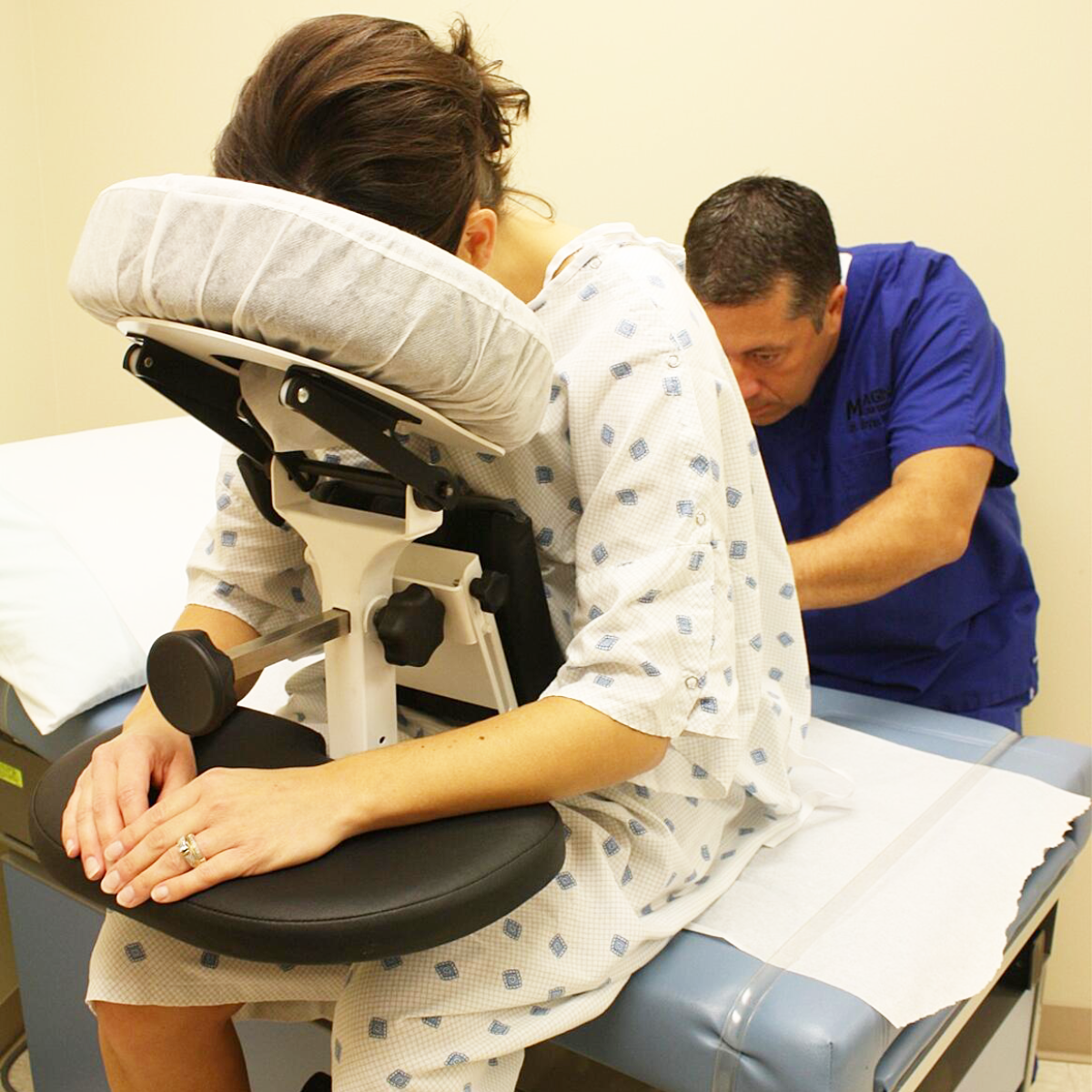 SPH Medical's Epidural Positioning Chair improves patient comfort and safety