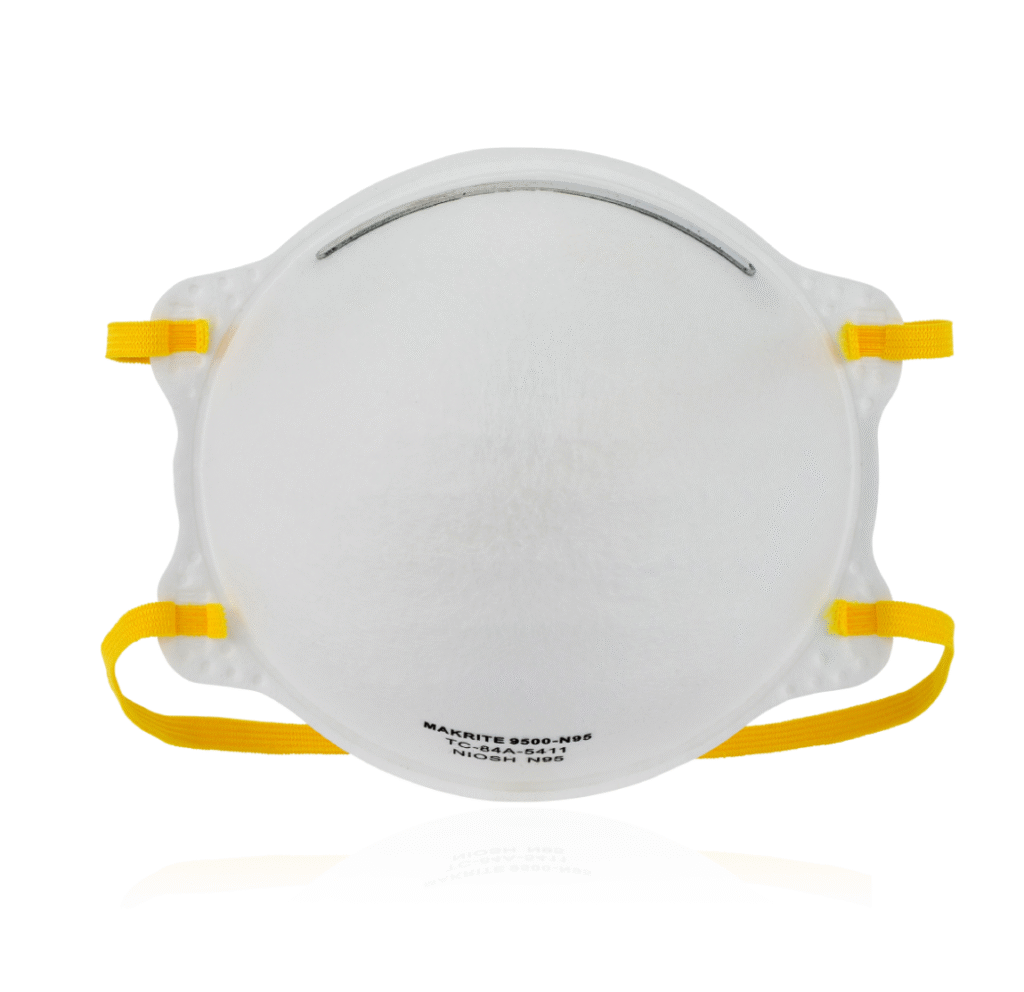 Makrite N95 masks are NIOSH certified for safety