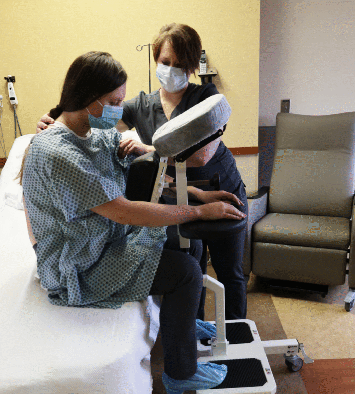 Intimate Positioning Chair Enhancing Staff Safety - Epidural Positioning Chair | SPHMedical