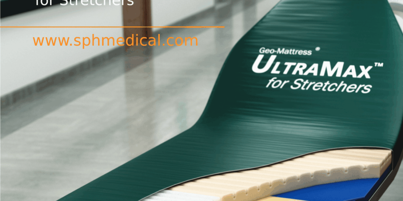 Hospitals are reducing HAPUs and costs using the Geo-Mattress UltraMax for Stretchers by SPH Medical
