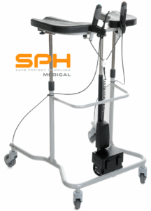 Electrical raising and lowering makes the EVA Support Walker even more effective