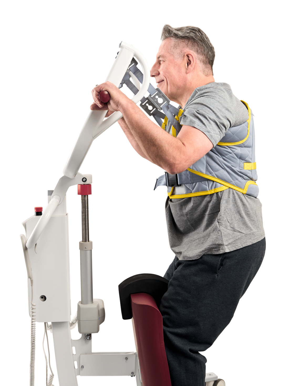 Sit to Stand Sling with clips side profile
