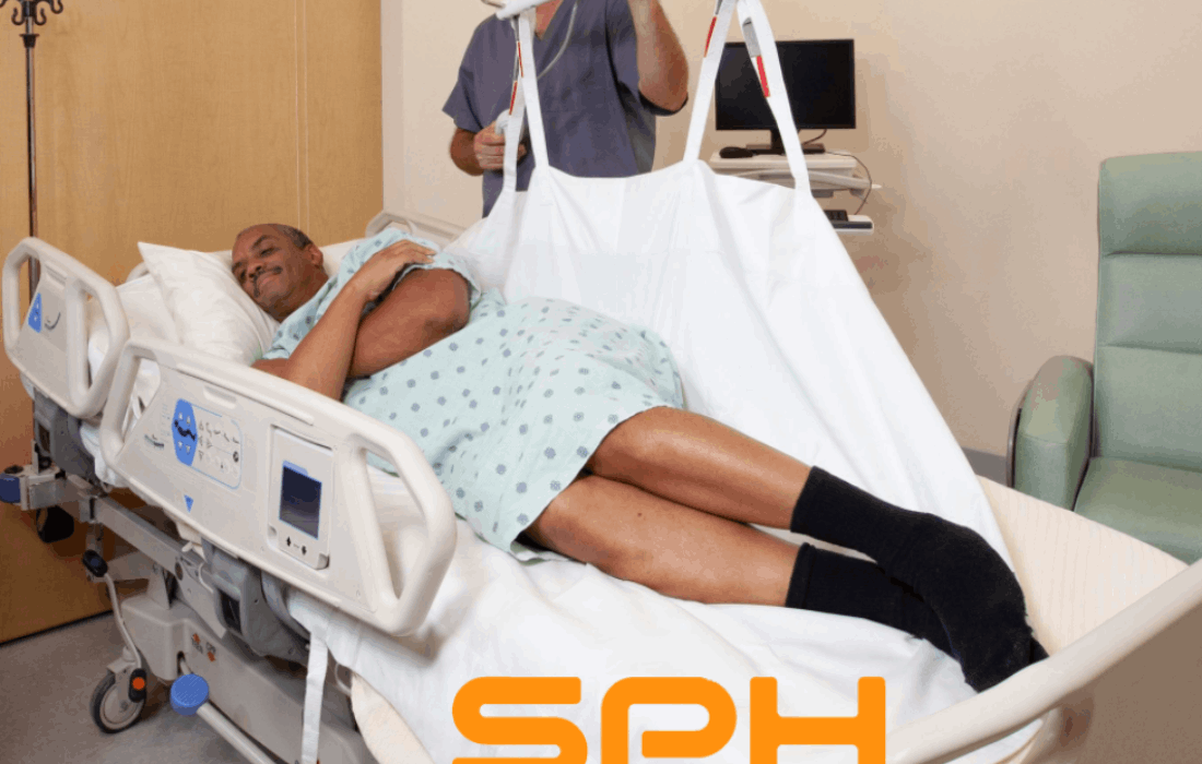 The SPH Medical Breathable Repositioning Sheet prevents injuries