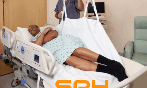 The SPH Medical Breathable Repositioning Sheet prevents injuries